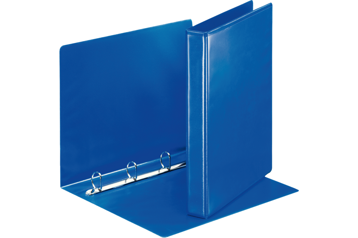 Presentatiemap Esselte 4-rings D-25mm, blauw