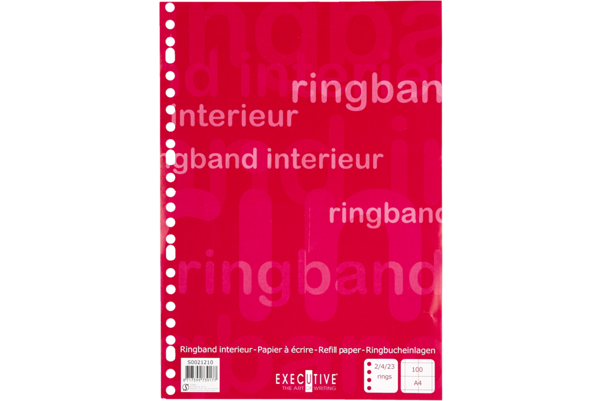 Ringbandvulling 23-rings Ruit 10 mm 100 vel