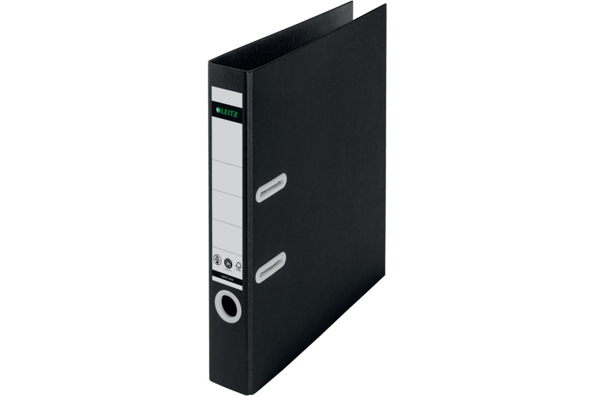 Ordner Leitz Re:cycle A4 50 mm, zwart