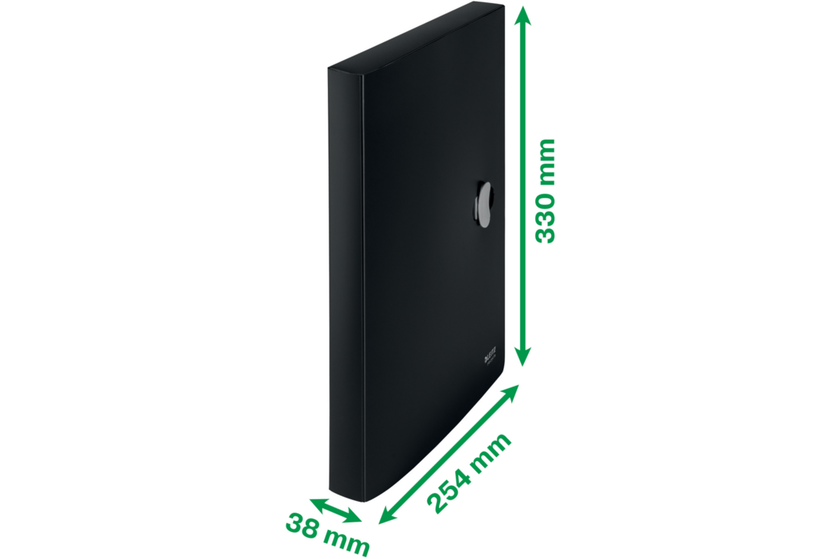 Documentenbox Leitz Re:cycle A4 PP, Zwart