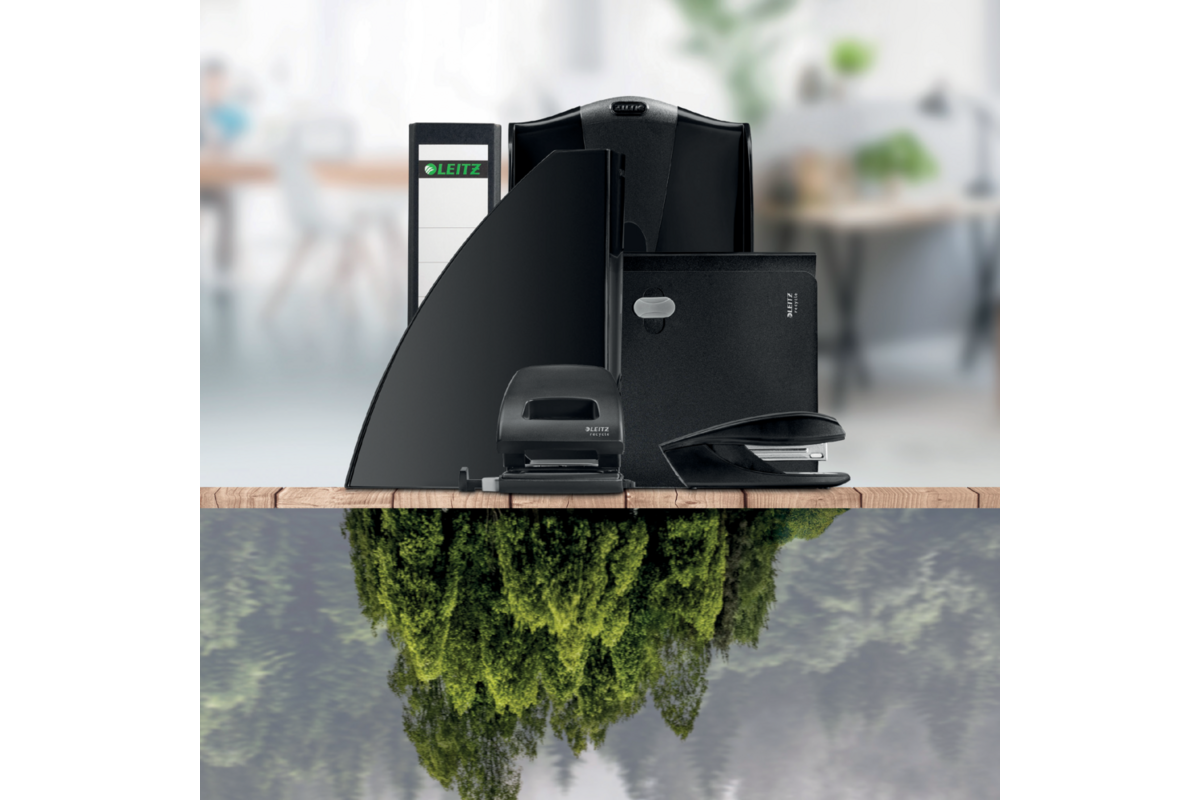 Documentenbox Leitz Re:cycle A4 PP, Zwart