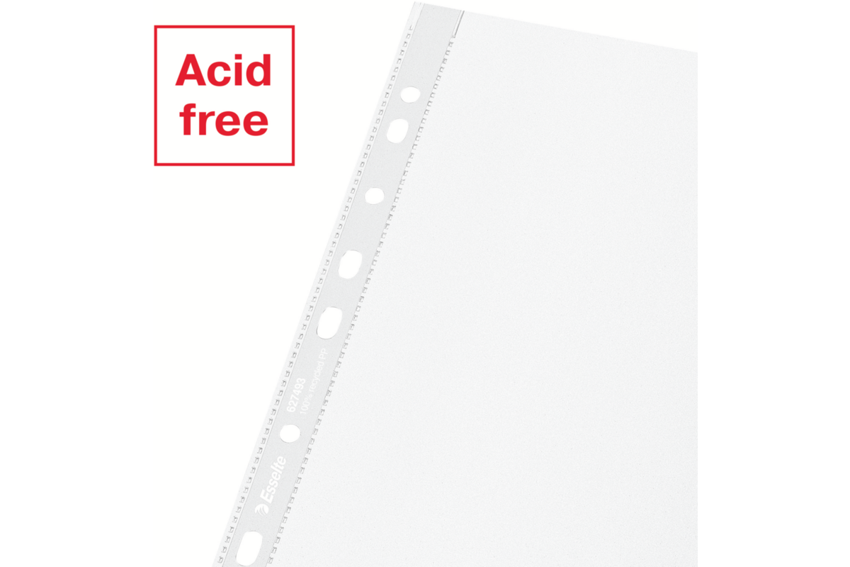 Showtas A4 Esselte Recycled PP Mat 70µ 11-gaats, 100 stuks