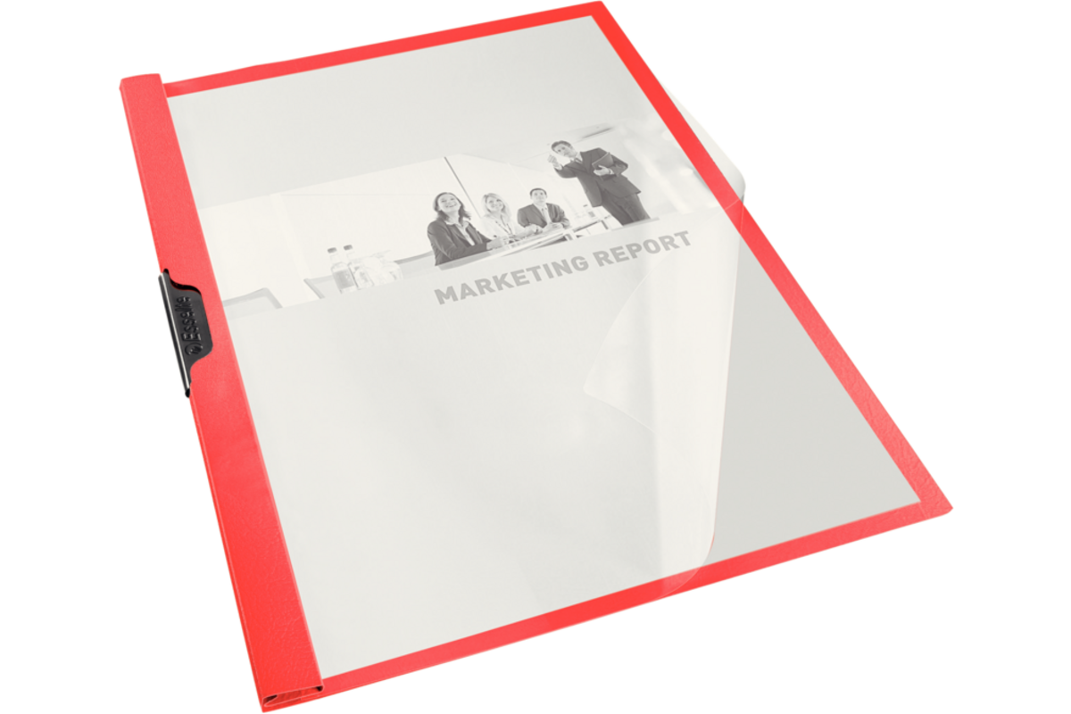 Klemmap Esselte Vivida A4 3mm rood