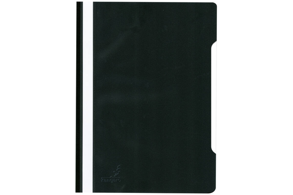 Snelhechtmap A4 zwart, 25 stuks