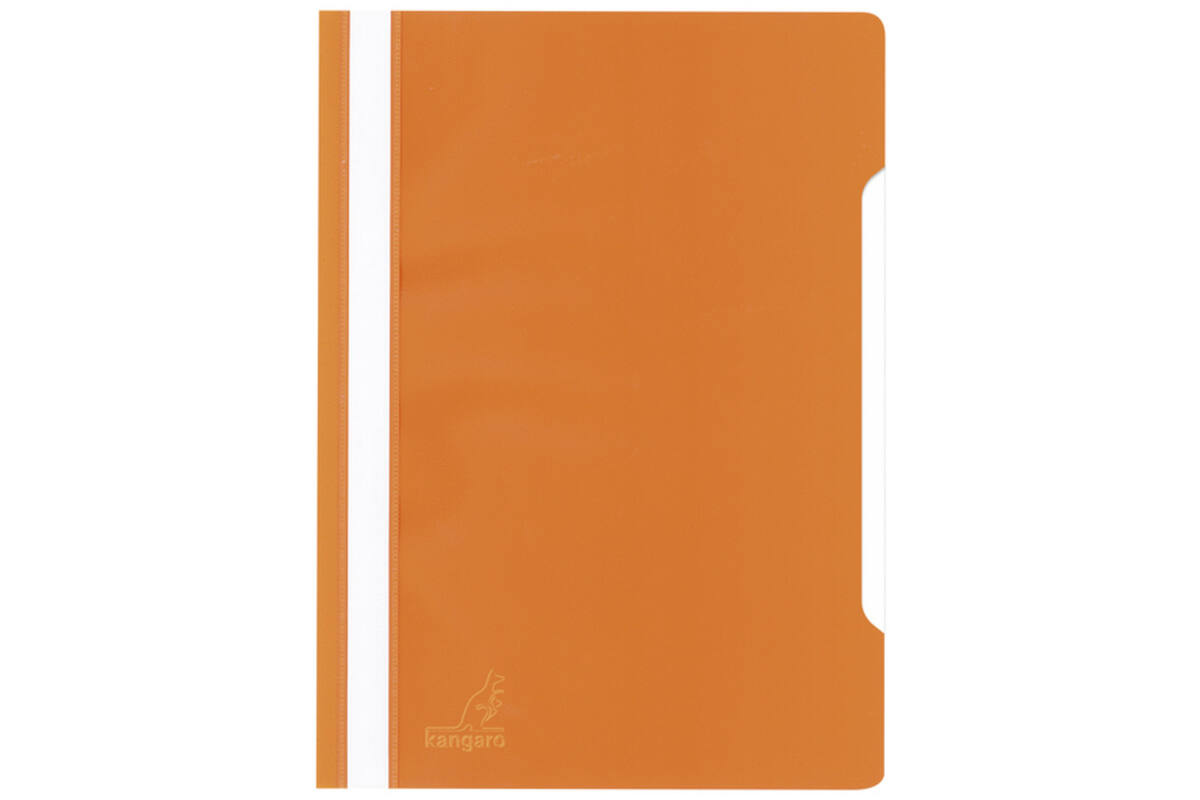Snelhechtmap A4 oranje, 25 stuks