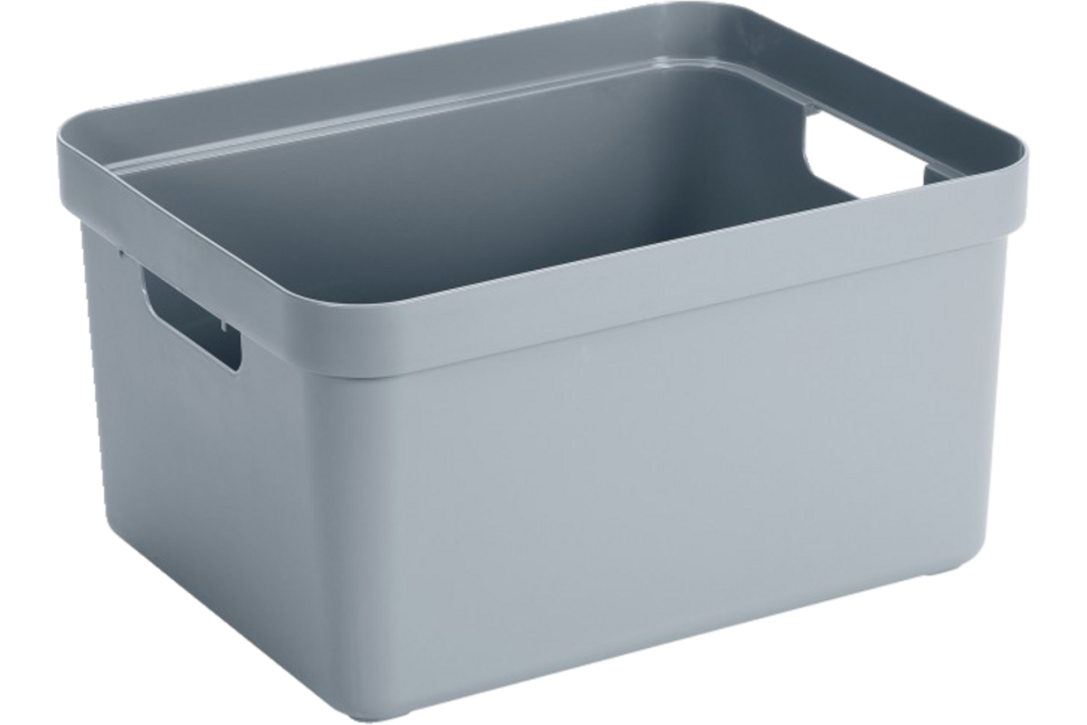 Opbergbox Sigma blauwgrijs 453 x 354 x 243 mm, 32 liter