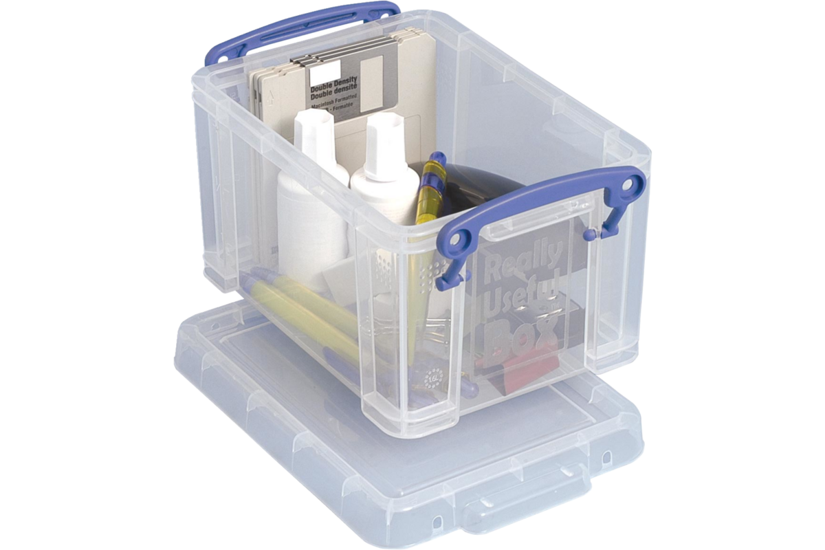 Opbergbox transparant 19,5 x 13,5 x 11 cm (l x bx h), 1,6 liter