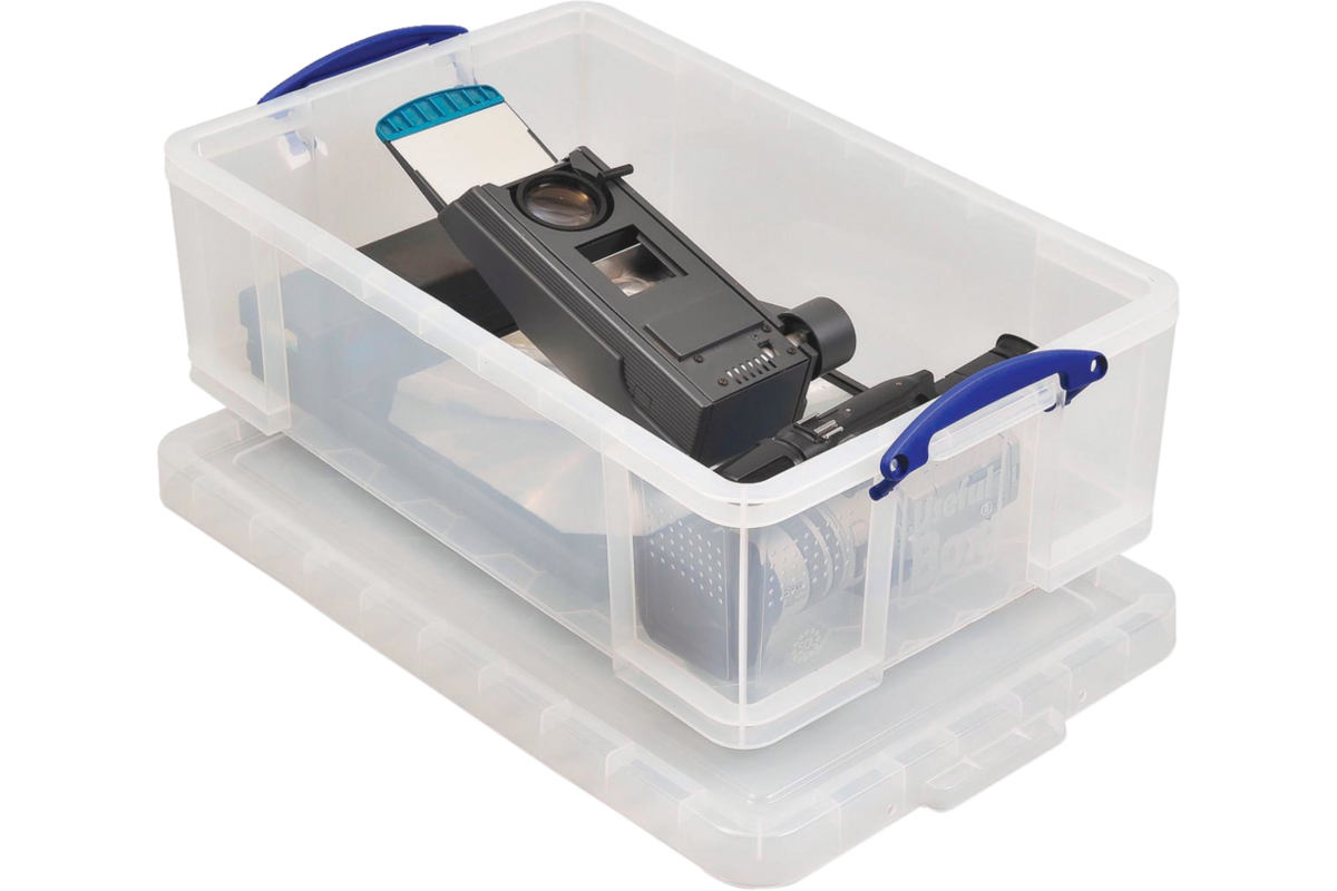 Opbergbox transparant 71 x 44 x 23 cm (l x b x h), 50 liter