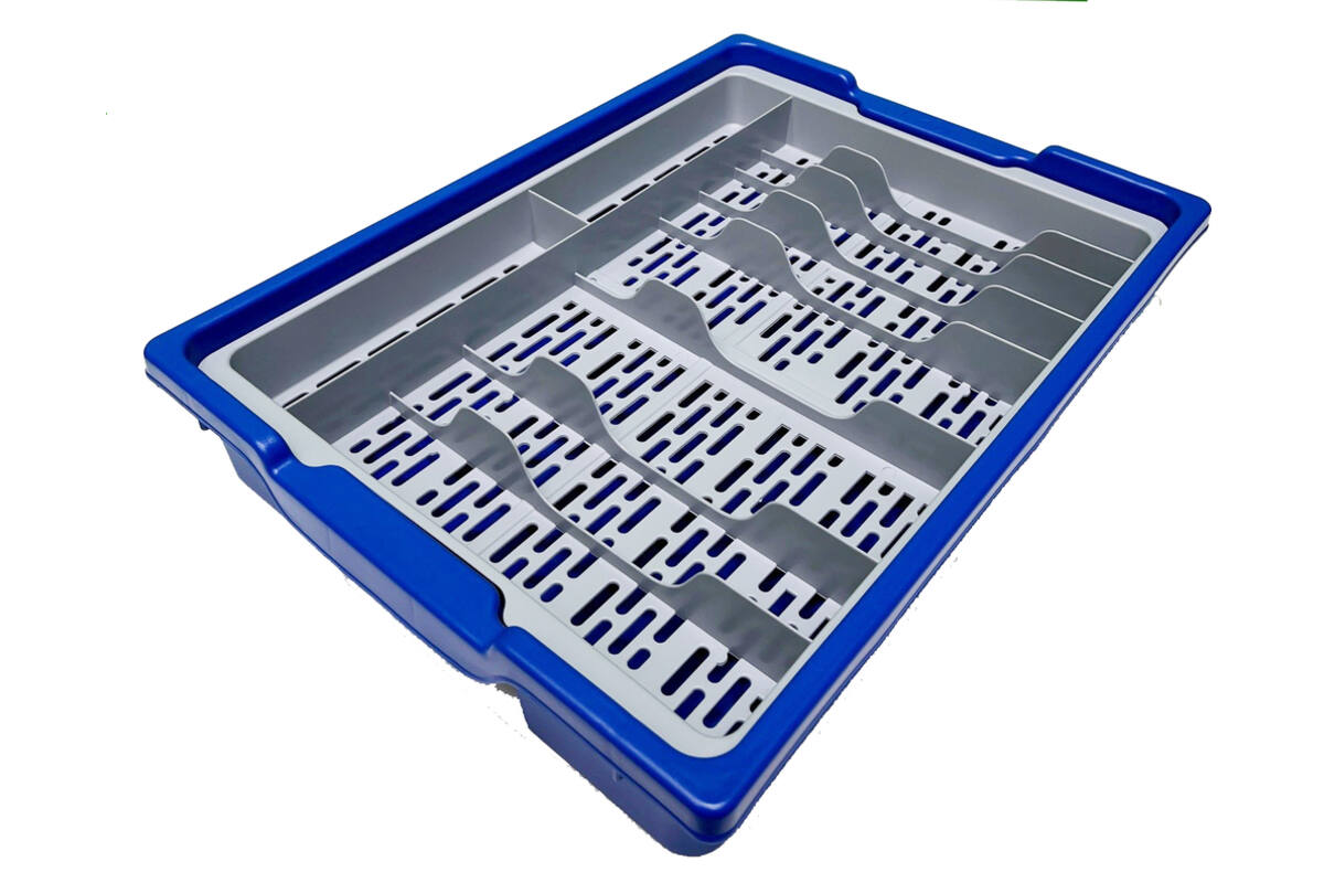 Opbergbak met inlay 10 vakken incl. deksel