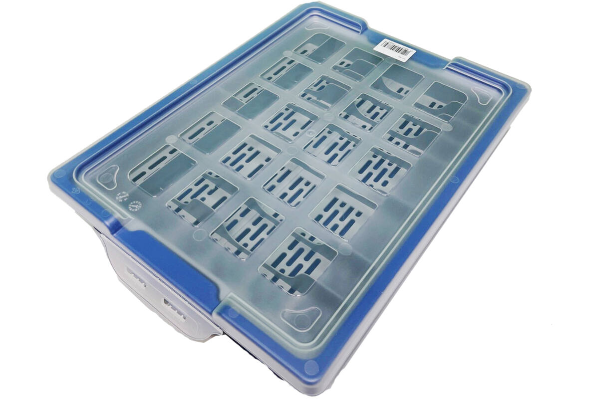 Opbergbak met inlay 10 vakken incl. deksel