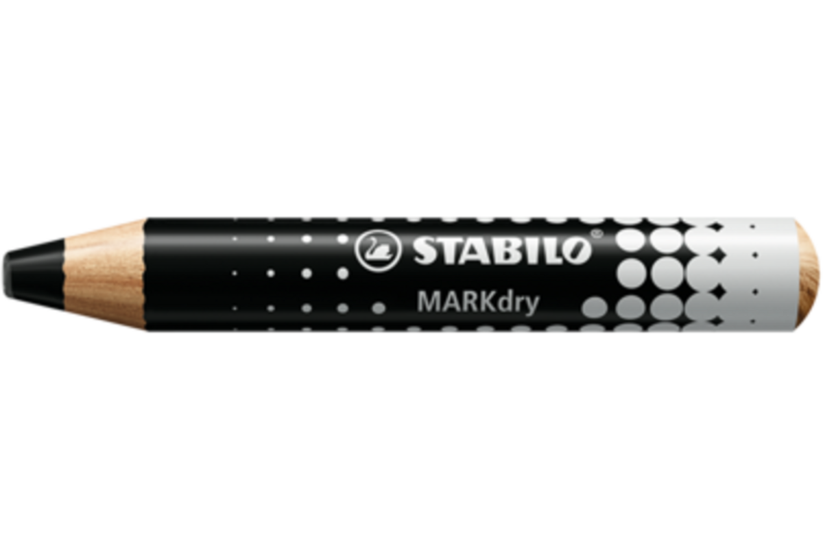 Whiteboardpotlood STABILO MARKdry zwart