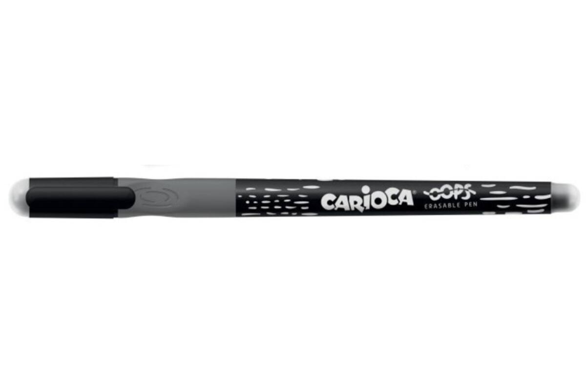 Rollerpen OOPS ergo-grip zwart, 12 stuks