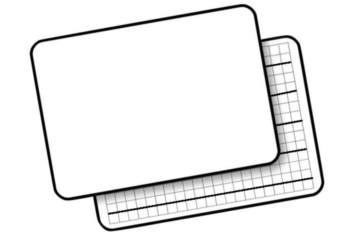 Whiteboard/wisbord Deluxe | de Rolf groep | blanco/gelinieerd, 10 stuks
