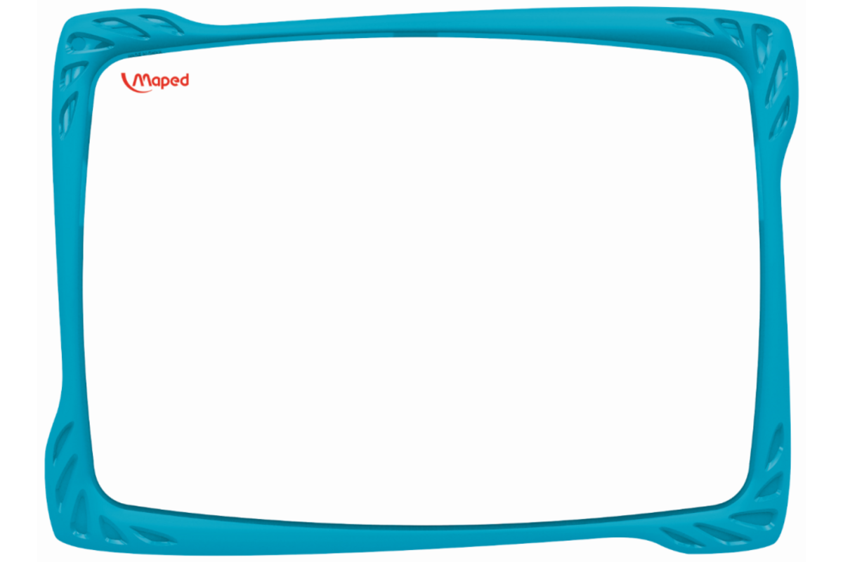 Whiteboard/wisbord onbreekbaar Maped blanco/gelinieerd, 24 stuks