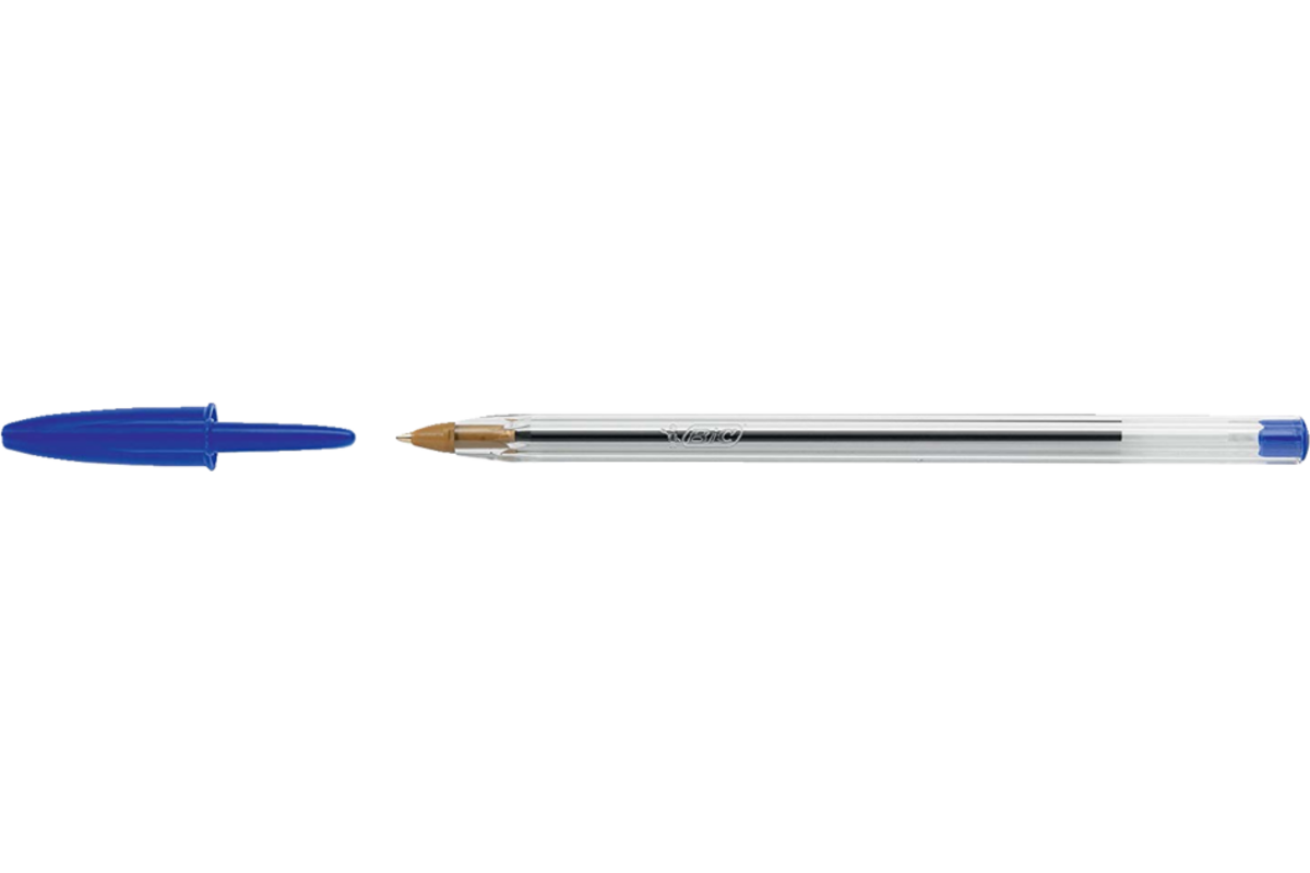 Balpen BIC cristal blauw