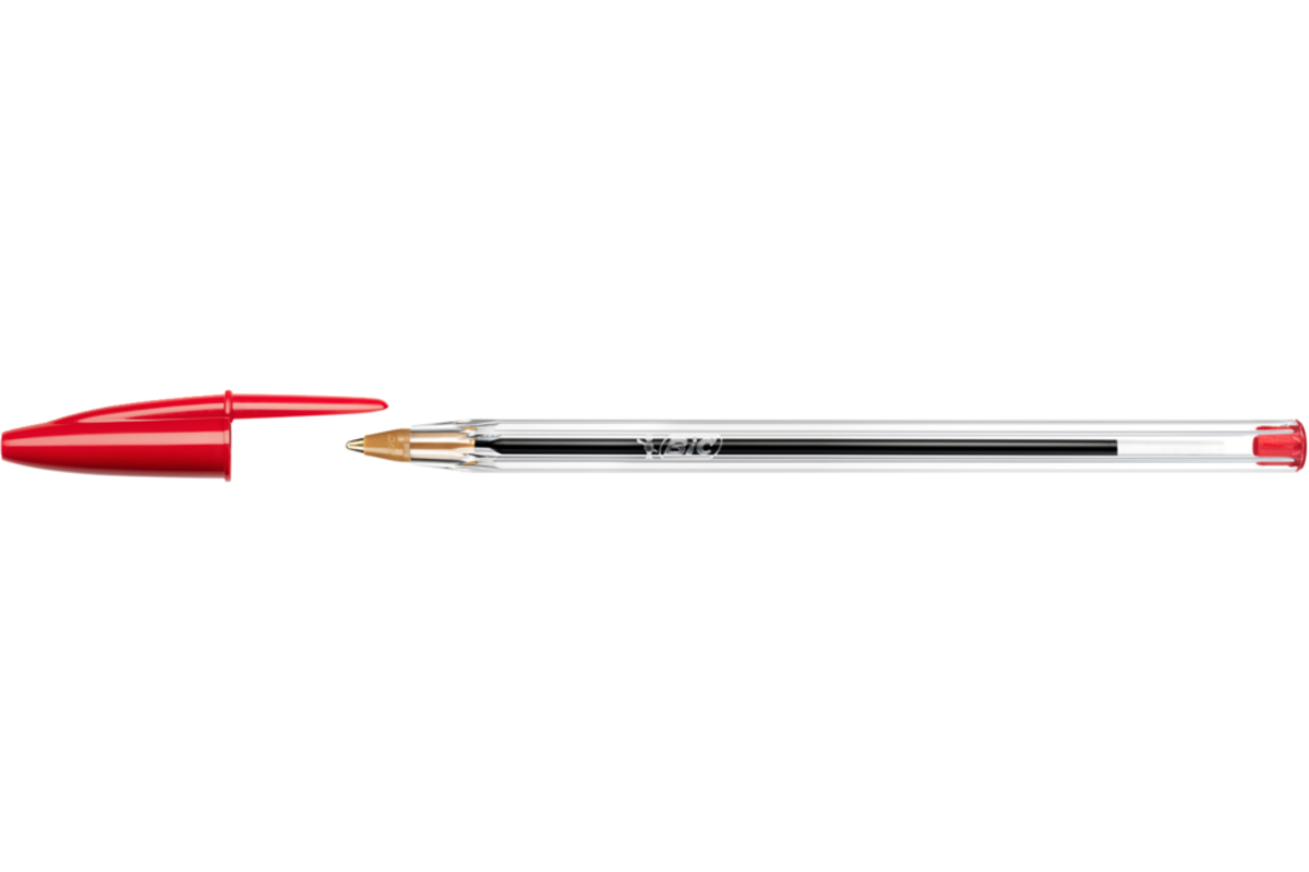Balpen BIC cristal rood