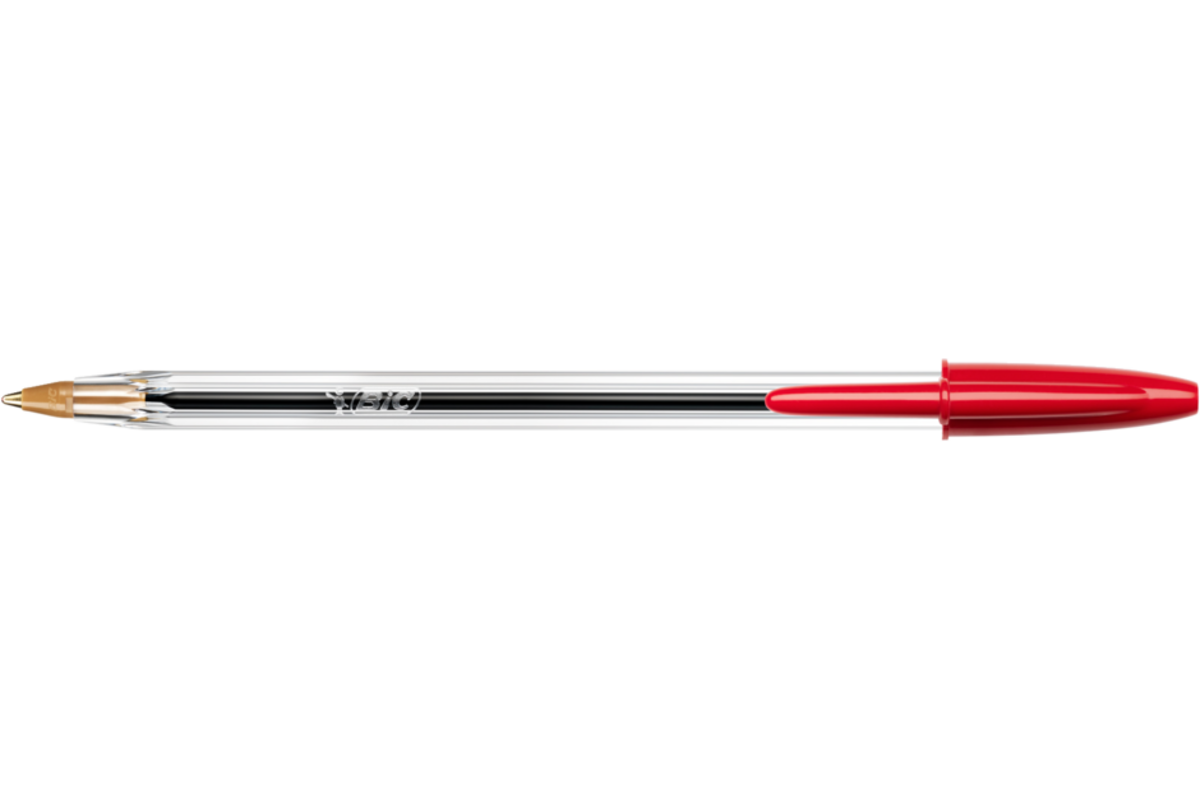 Balpen BIC cristal rood