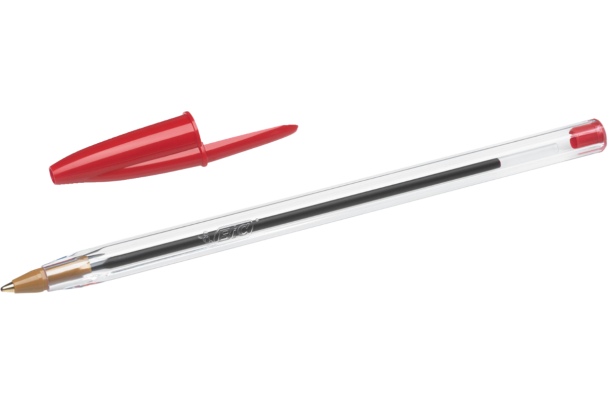 Balpen BIC cristal rood