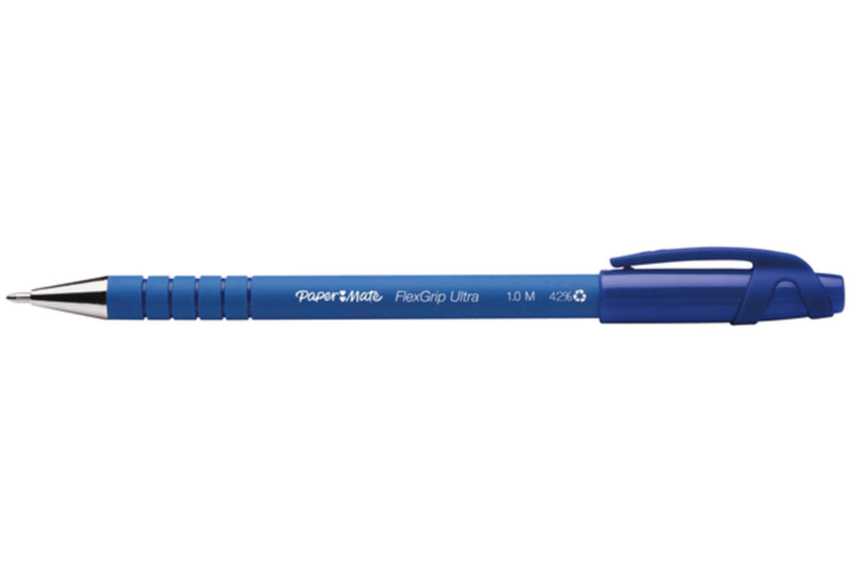 Balpen Papermate Flexgrip medium blauw