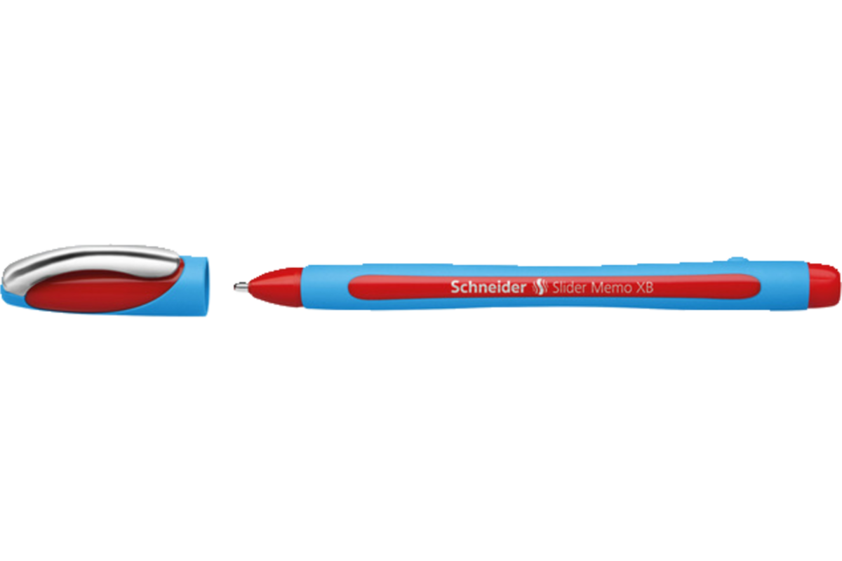 Rollerbalpen Schneider slider memo 1.4 mm rood