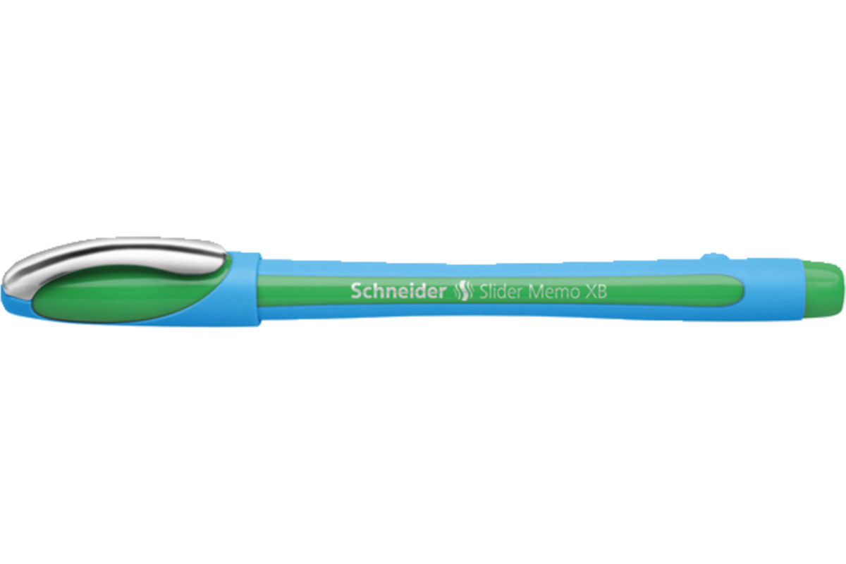 Rollerbalpen Schneider slider memo 1.4 mm groen