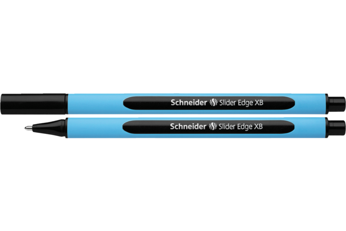 Balpen Schneider Slider edge XB 1,4 mm zwart, 10 stuks