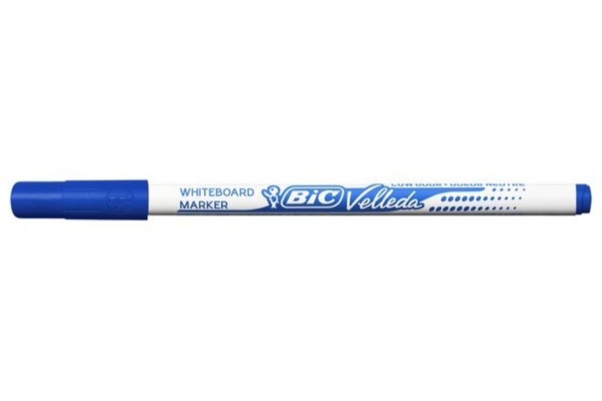Whiteboardstiften BIC Velleda 1721 fine, blauw