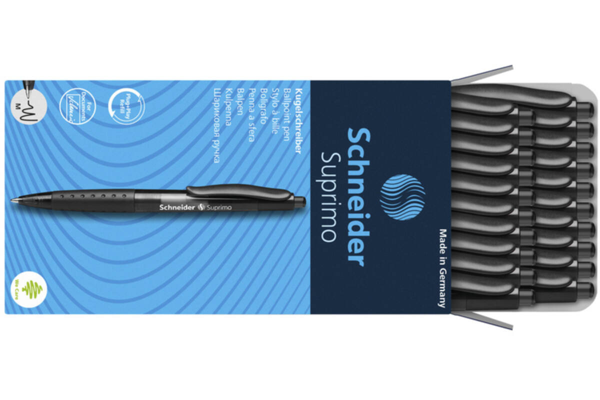 Balpen Schneider Suprimo zwart