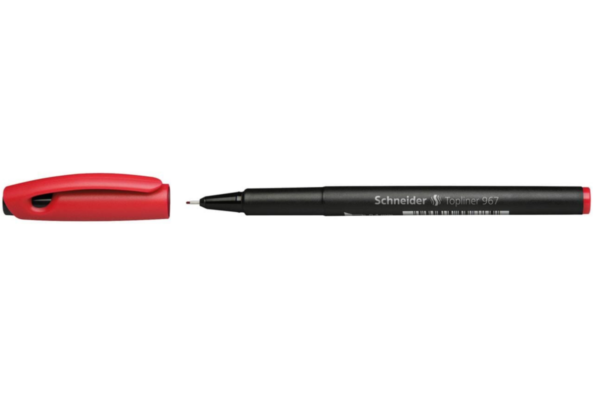 Fineliner Schneider topline 0,4 mm, rood