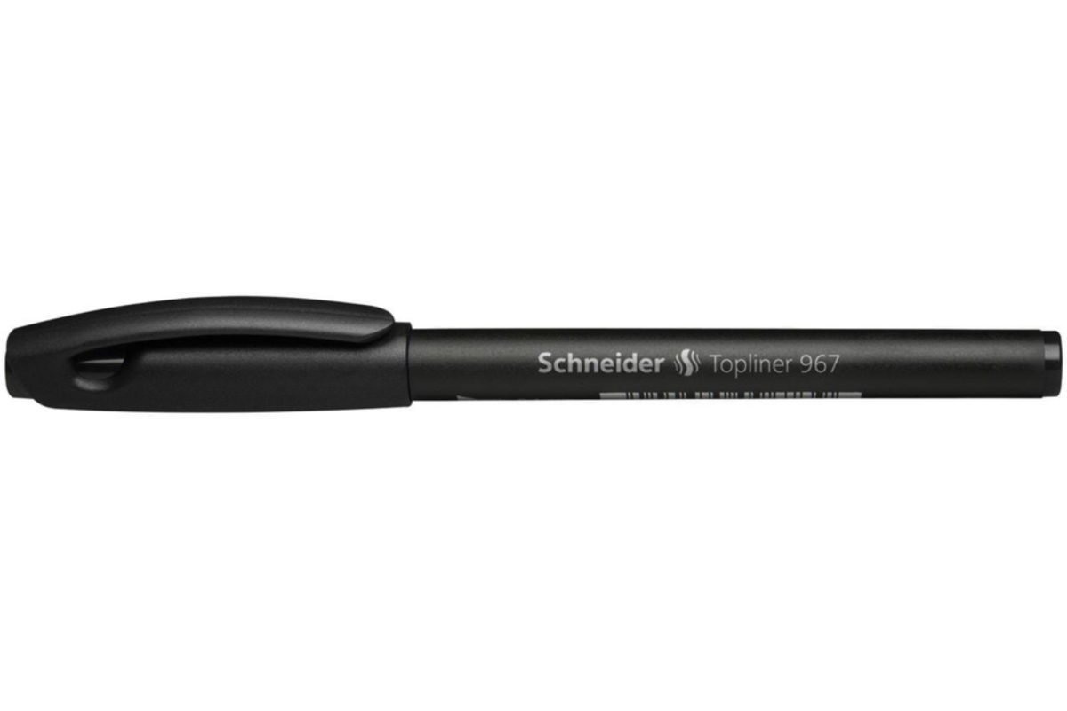 Fineliner Schneider topline 0,4 mm, zwart