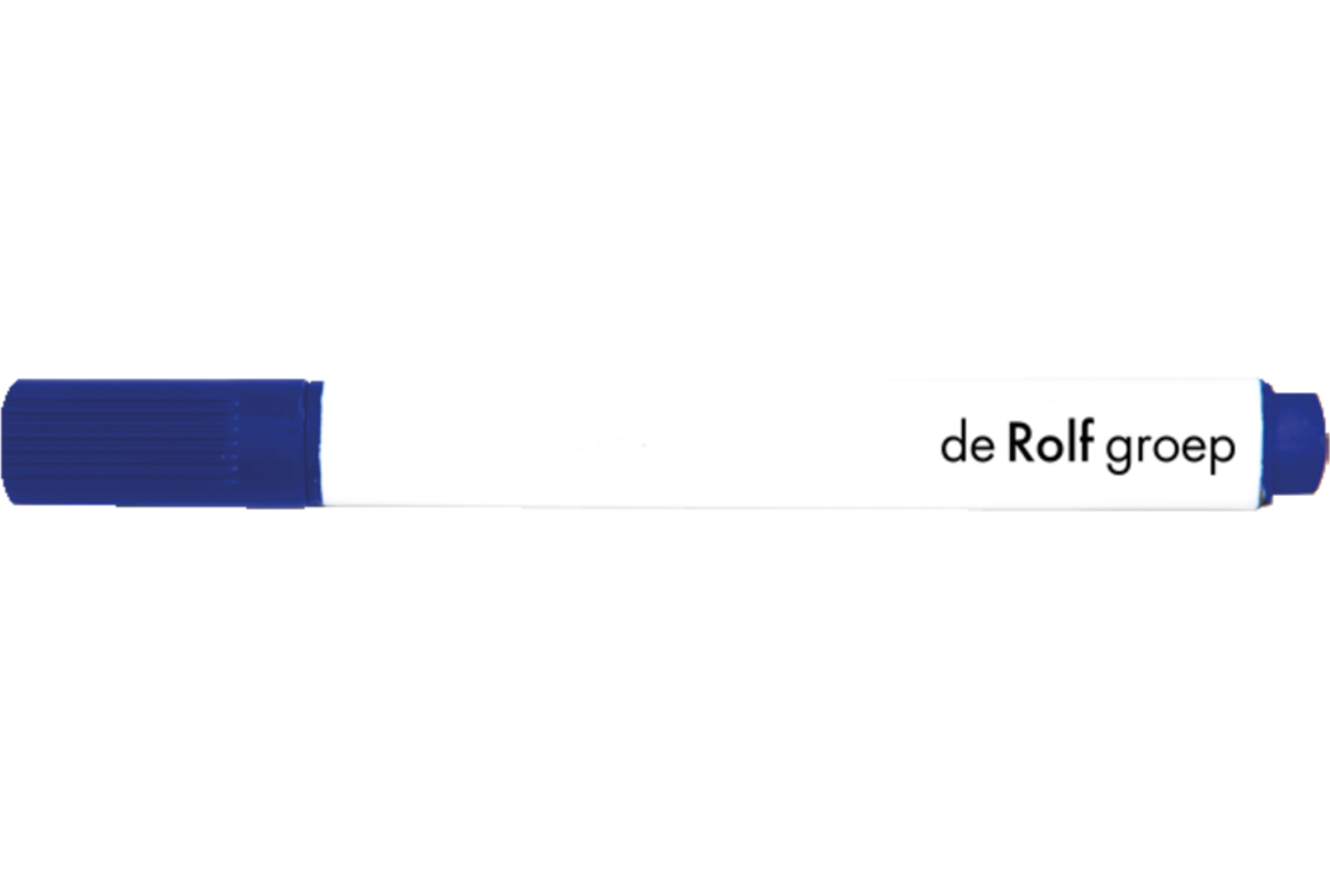 Whiteboardstift | de Rolf groep | driekant 2 mm blauw