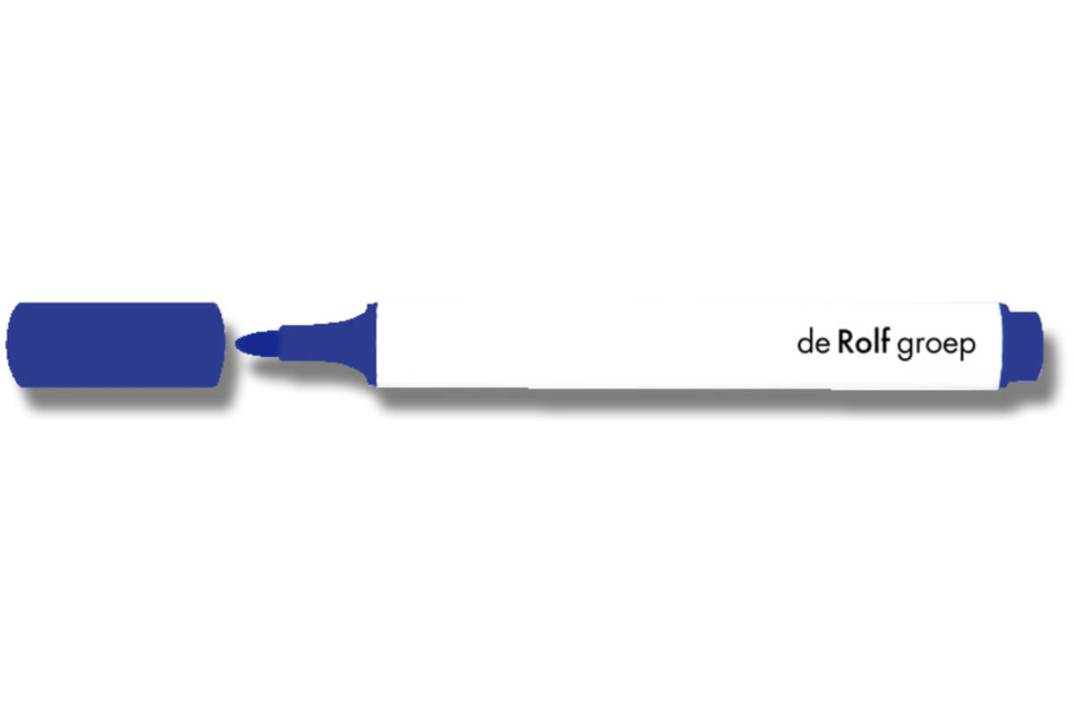 Whiteboardstift | de Rolf groep | driekant 2 mm blauw