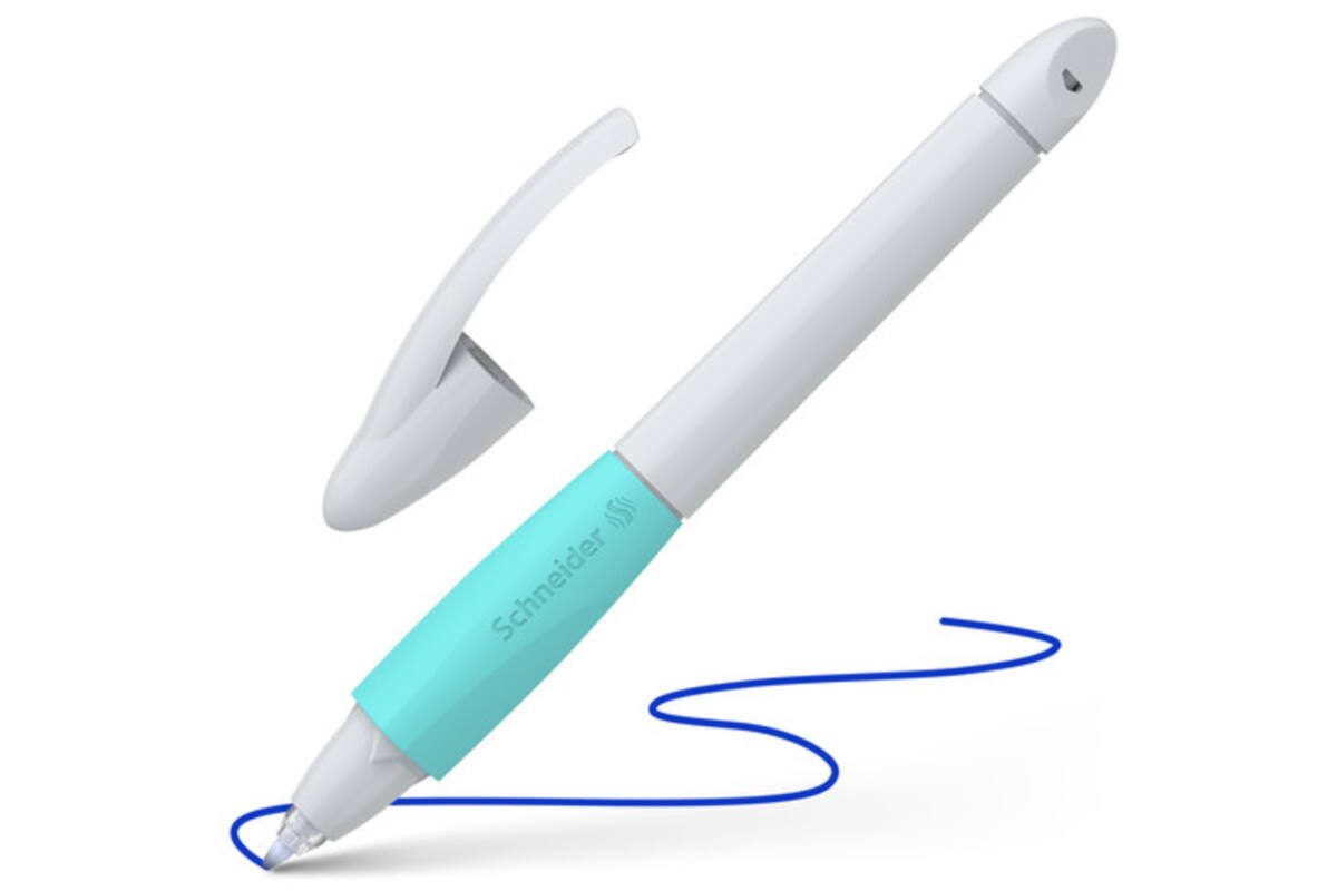 Rollerpen Schneider Base Ball lichtgrijs-turquoise