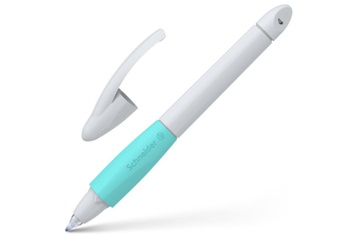 Rollerpen Schneider Base Ball lichtgrijs-turquoise
