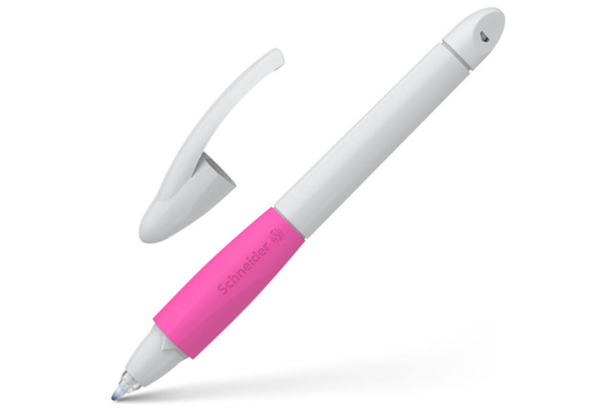 Rollerpen Schneider Base Ball lichtgrijs-roze