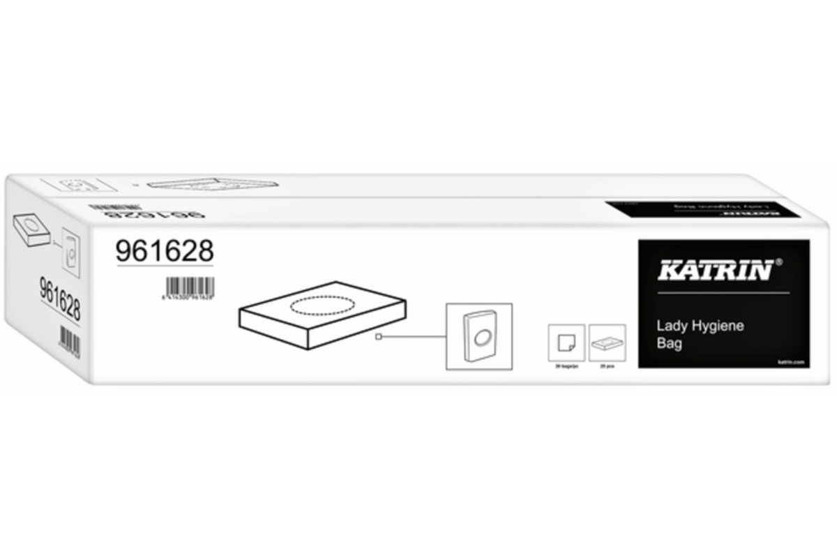 Dames hygiënezakjes Katrin 25x30 stuks.