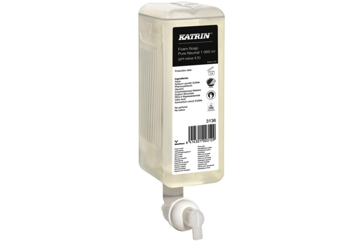 Handschuimzeep Katrin Pure neutral 1000 ml