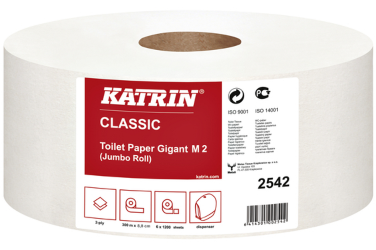 Toiletpapier Katrin Classic M2 2laags 6rollen