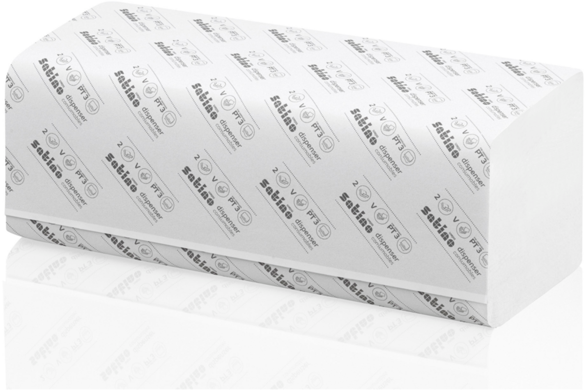 Handdoekje comfort eco 25 x 23 cm, 2-lgs, 3200 stuks