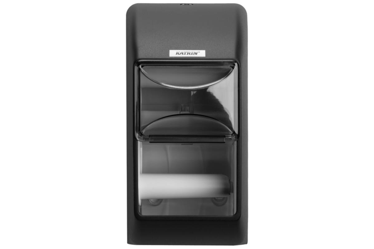 Toiletroldispenser Katrin standaard zwart