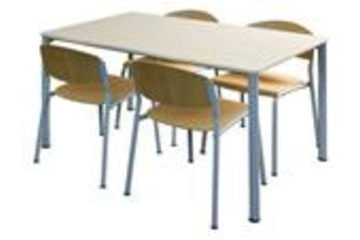 Tafel Luma 120 x 60 cm blad kunststof