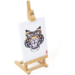Tafelezel klein beukenhout voor canvas tot 30cm