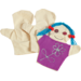 Poppenkastpop katoen blanco, 12 stuks