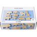 Houten dieren boerderij en safari 3-14,5 cm dikte 2 cm, 44 stuks