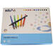 Kleurpotloden edu³ Jumbo 9,6 mm assorti, 144 stuks in houten kist