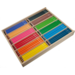 Kleurpotloden edu³ Jumbo 9,6 mm assorti, 144 stuks in houten kist