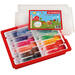 Viltstiften STABILO trio jumbo assorti classpack, 144 stuks