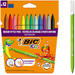 Viltstiften BIC kid couleur assorti, 12 stuks.
