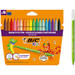Viltstiften BIC kid couleur assorti, 18 stuks