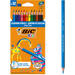 Kleurpotloden BIC kids Evolution assorti, etui 12 stuks